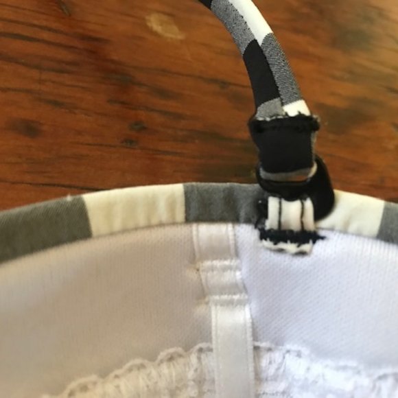 J. CREW Demi Underwire & Lowrider bottom in Oversized Matte Gingham - Picture 7 of 9